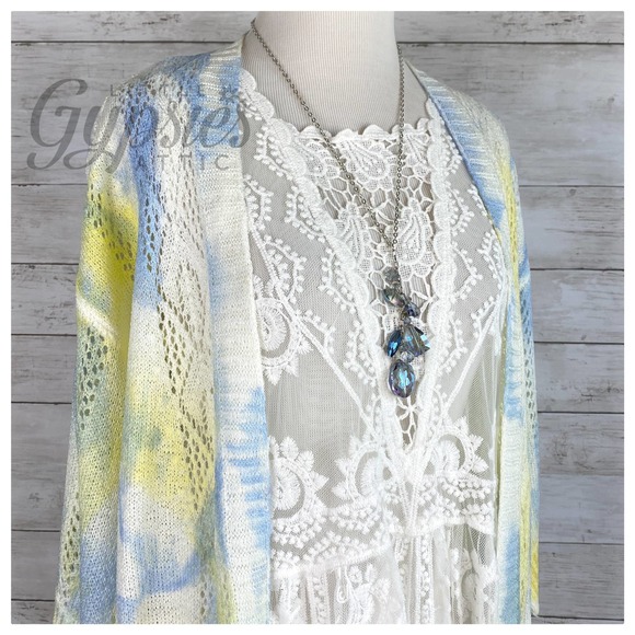 POL Splash of Color Knit Kimono - Picture 2 of 16